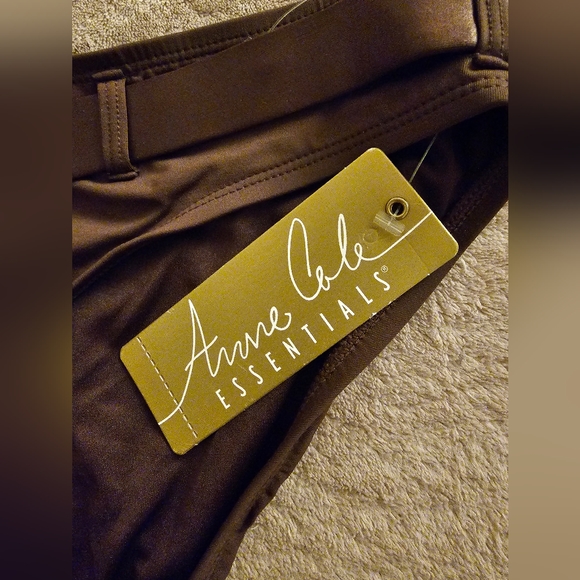 Anne Cole Swimming Suit Button. Size XL. Color Brown. - Picture 5 of 5